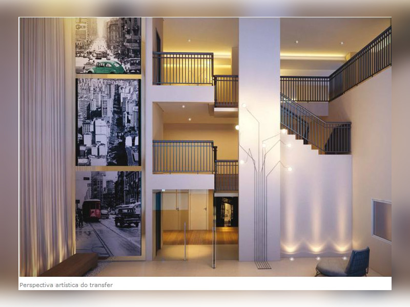 Studio à venda Santa Cecília com 43m² e 1 quarto por R$ 420.000 - entrada-social.jpg
