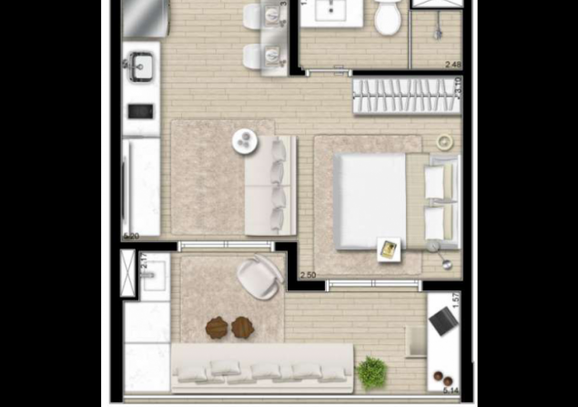 imóvel com 85m²
