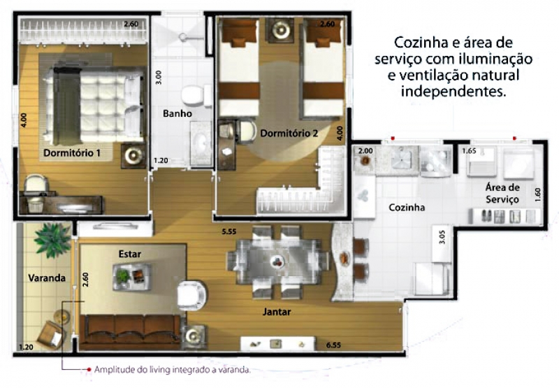 Apartamento à venda Baeta Neves com 60m² e 2 quartos por R$ 300.000 - 1912325209-196.jpg