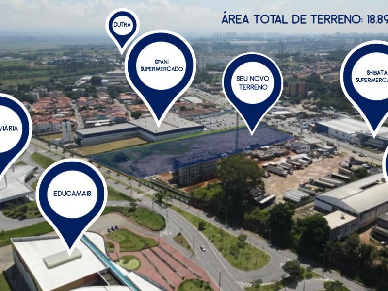 imóvel com 18897m² - Centro - Jacareí