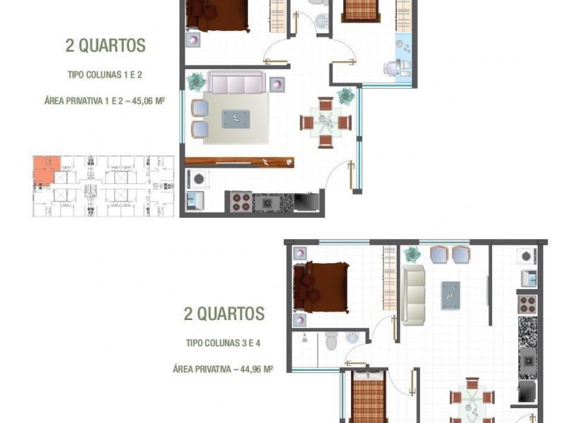 Apartamento à venda Tanque com 44m² e 2 quartos por R$ 189.000 - 1716511322-img52.jpg