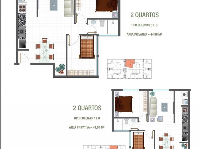 Apartamento à venda Tanque com 44m² e 2 quartos por R$ 189.000 - 1901756957-img54.jpg