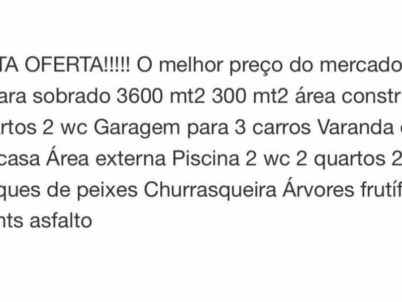 imóvel com 3600m² - Sítio recreio Belvedere  - Guaratinguetá
