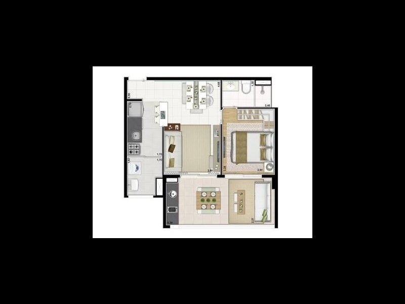 imóvel com 53m² - Vila Guarani(Zona Leste) - São Paulo