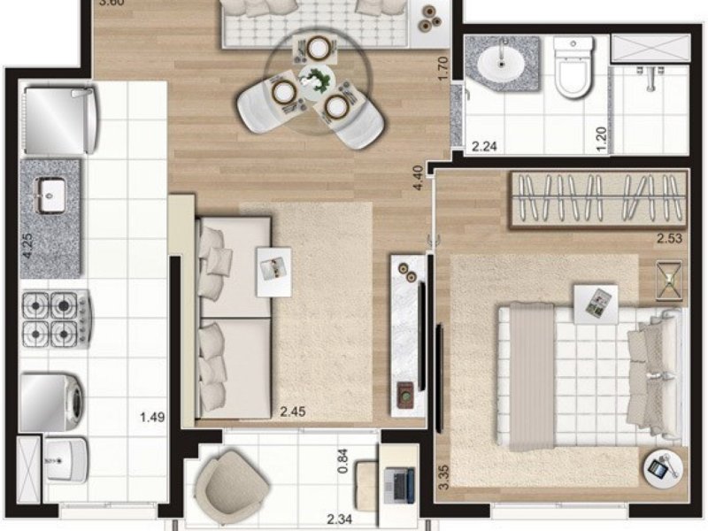 Apartamento à venda Brás com 36m² e 1 quarto por R$ 265.000 - 1162940811-apartamento-pracas-da-cidade-planta-36-m-2500x2500-2.jpg