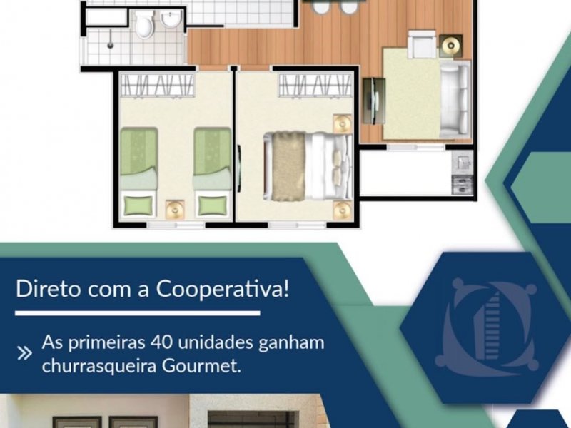 Apartamento à venda Vila Galvão com 54m² e 2 quartos por R$ 195.000 - 1043034072-img-20180720-wa0040.jpg