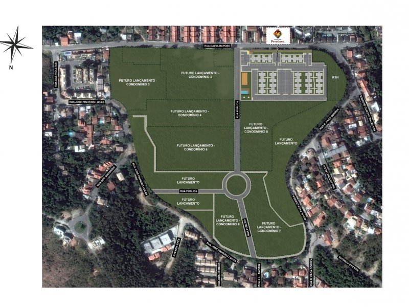 Apartamento à venda Tribobó com 48m² e 2 quartos por R$ 144.900 - 875552672-terreno.jpg