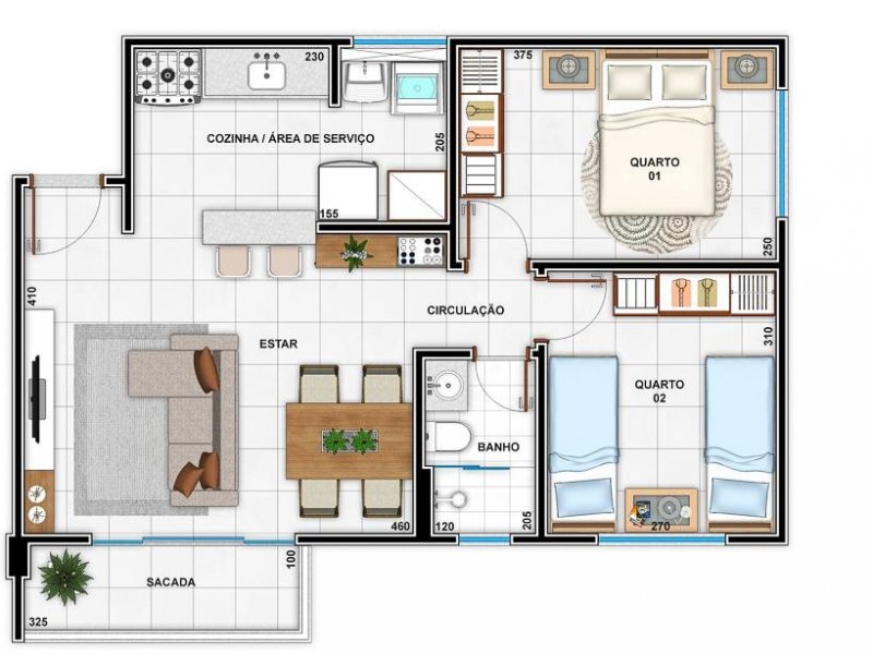 imóvel com 47m² - Jardim do Lago - Campinas