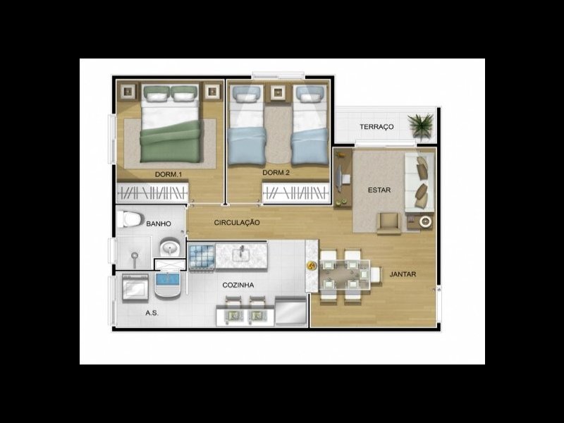 Apartamento à venda Jardim Norma com 48m² e 2 quartos por R$ 230.000 - 407385872-planta.jpg
