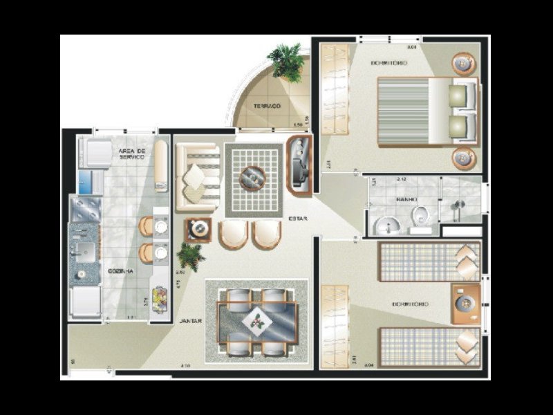 Apartamento à venda Centro (Sul) com 50m² e 2 quartos por R$ 250.000 - 2008564680-img-20180919-wa0016.jpg
