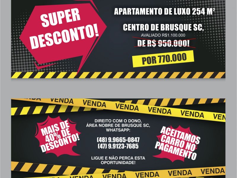 Cobertura à venda Centro 1 com 254m² e 3 quartos por R$ 770.000 - 947172201-apartamento.jpg