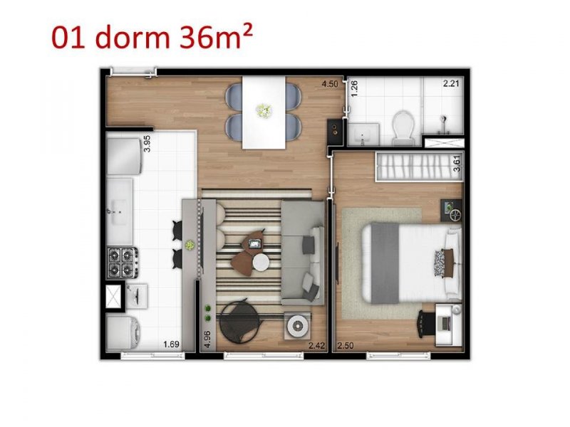 imóvel com 36m² - Cambuci - São Paulo