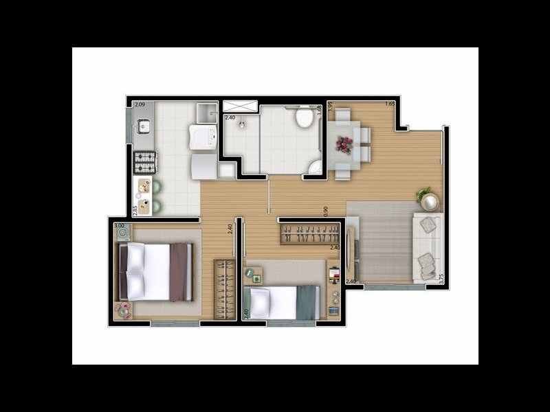 imóvel com 42m² - Jaraguá - São Paulo