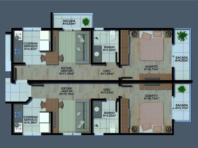 imóvel com 820m² - Santa Candida - Curitiba