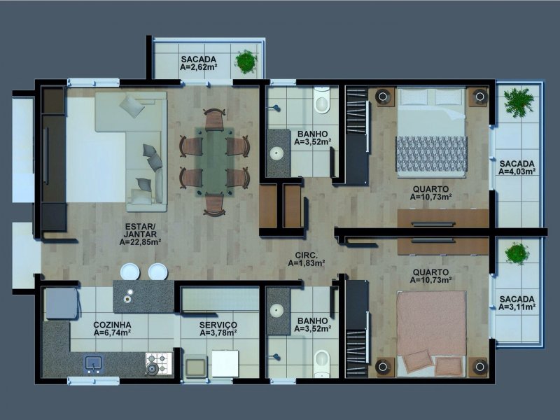 imóvel com 820m² - Santa Candida - Curitiba