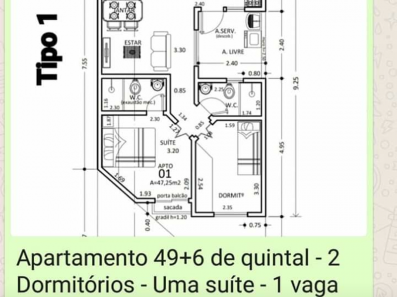 Cobertura à venda Campestre com 100m² e 2 quartos por R$ 200.000 - 60471544-screenshot-20181229-120008.png
