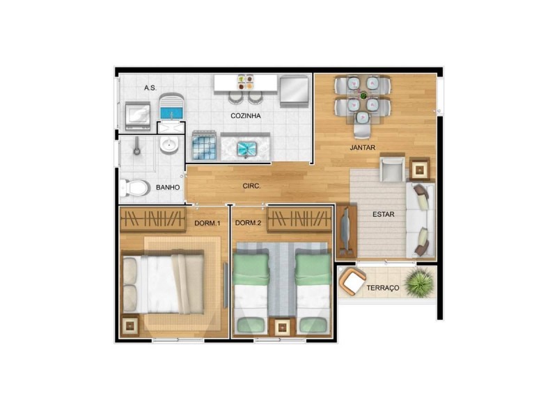 imóvel com 49m² - Jardim Rossi - Guarulhos