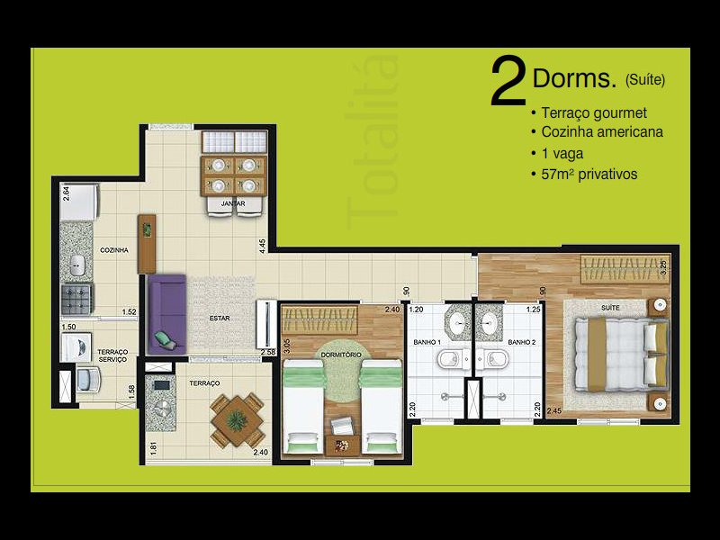 Apartamento à venda Vila Oratório com 57m² e 2 quartos por R$ 420.000 - 360333105-planta.jpg