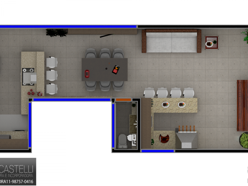 Apartamento à venda Vila América com 100m² e 2 quartos por R$ 345.000 - 1709578726-vitorino-10-cobertura-100m2-sem-condominio-vila-pires-santo-andre-luz-castelliconstrutora.png