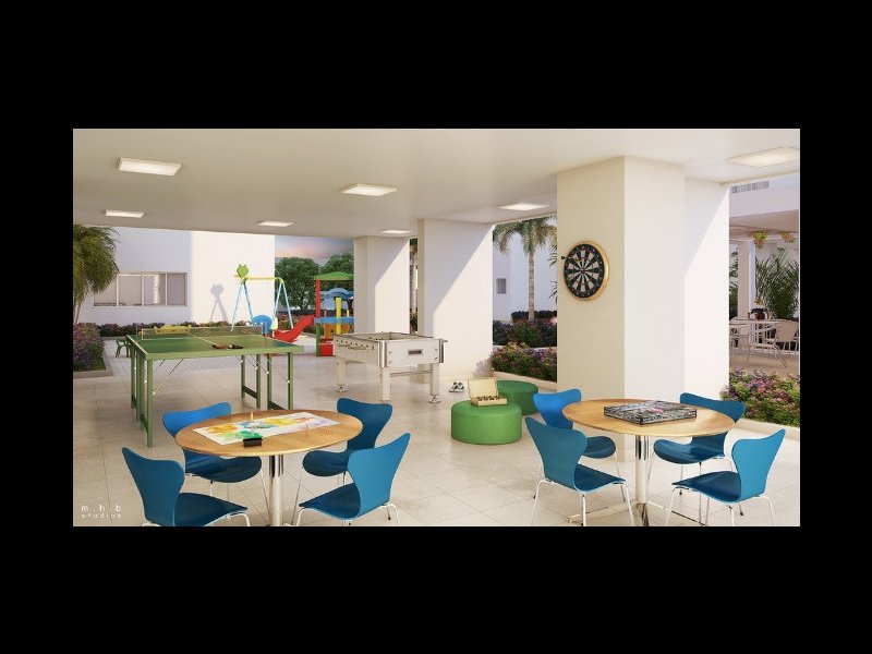Apartamento à venda Centro com 54m² e 2 quartos por R$ 290.000 - 106066477-salao-de-jogos.jpg