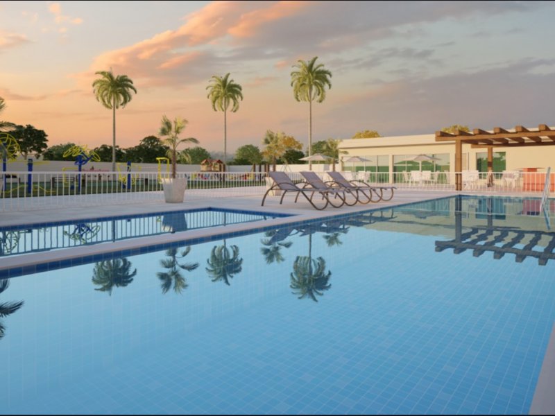 Apartamento à venda Campo Grande com 42m² e 2 quartos por R$ 168.000 - 1857028677-piscina-1.jpg