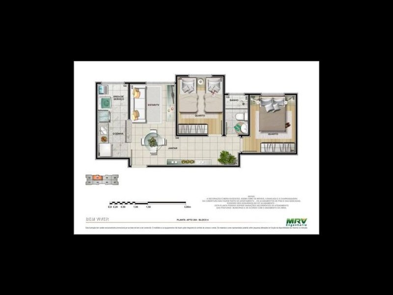 Apartamento à venda Bonsucesso com 45m² e 2 quartos por R$ 160.000 - 1849161929-cond-bem-viver-7.jpg