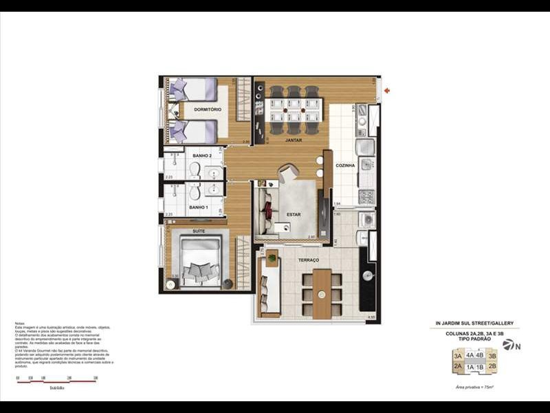 Apartamento à venda Vila Andrade com 75m² e 2 quartos por R$ 499.000 - 59430173-planta-75m-padrao-20150416123207547m.jpg