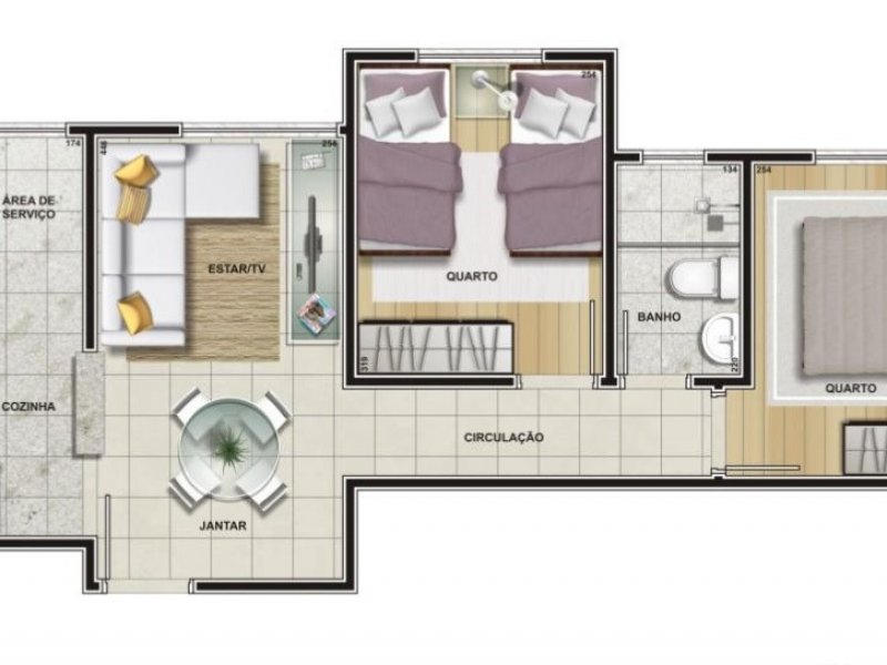 Apartamento à venda Jardim Santa Terezinha (Zona Leste) com 45m² e 2 quartos por R$ 250.000 - 1696145647-18.jpg