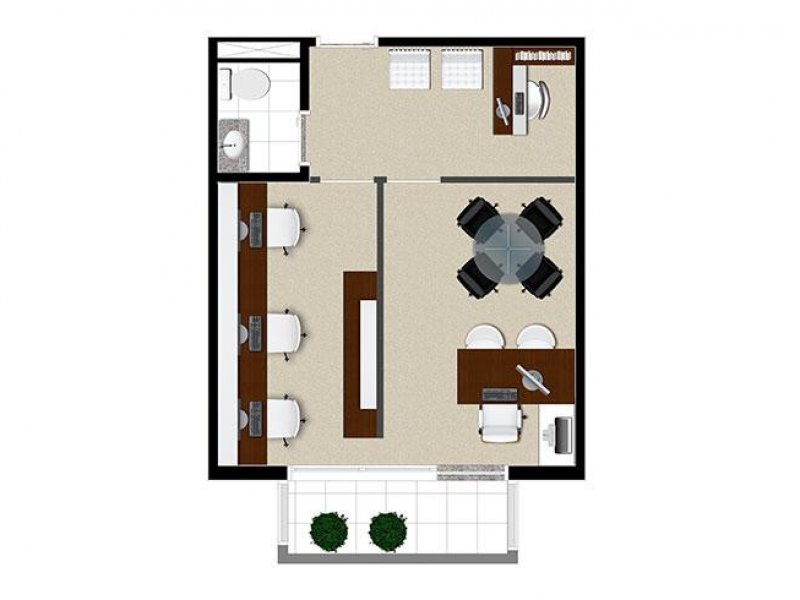 Comercial à venda Santo Amaro com 40m² e  quartos por R$ 380.000 - 665012118-planta-sala.jpg