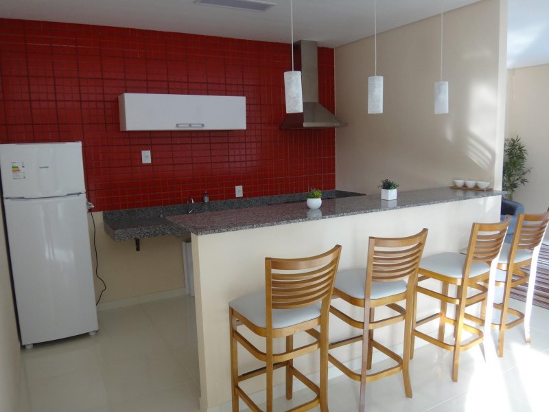 Apartamento à venda Jardim Rosolem com 73m² e 3 quartos por R$ 237.000 - 1405771879-cozinha-salao-de-festas.jpg