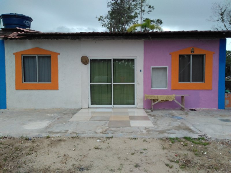 Casa à venda Pontal com 54m² e 3 quartos por R$ 50.000 - 414400281-casa-frente.jpg