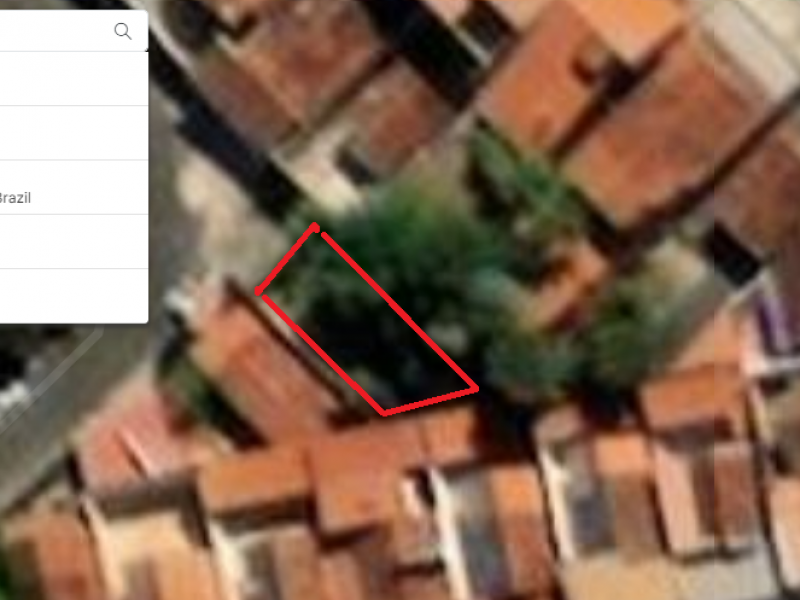 Terreno à venda Dona Edith Campos Fávero com 200m² e 1 quarto por R$ 185.000 - 45336397-casa-paulinia-vista-aerea.png