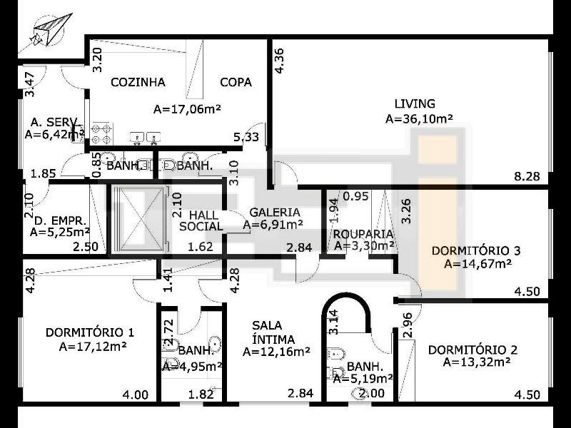 Apartamento à venda Paraíso com 190m² e 3 quartos por R$ 1.950.000 - 227496122-45.jpg