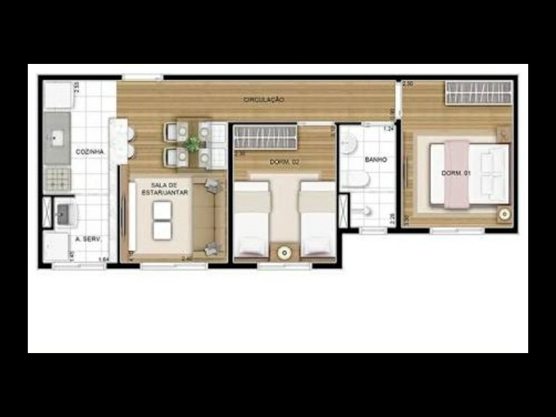 Apartamento à venda Vila Nova Curuçá com 45m² e 2 quartos por R$ 210.000 - 263390786-img-20190114-wa0017.jpg