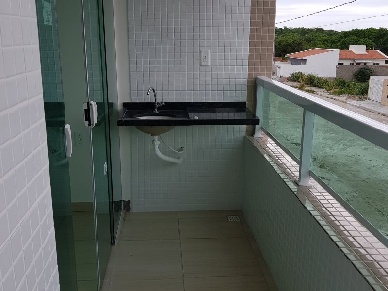 Apartamento à venda Mangabeira com 45m² e 2 quartos por R$ 125.000 - 665798695-varanda-gourmet.jpg