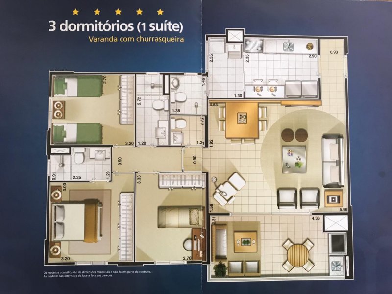 Apartamento à venda Ponta da Praia com 102m² e 3 quartos por R$ 680.000 - 413505120-whatsapp-image-2019-04-04-at-18.jpeg