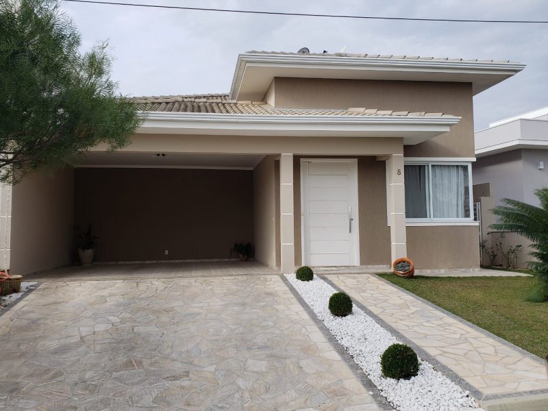 Casa de condomínio à venda Fazenda Santana com 200m² e 3 quartos por R$ 1.090.000 - 68487283-fachada.jpg