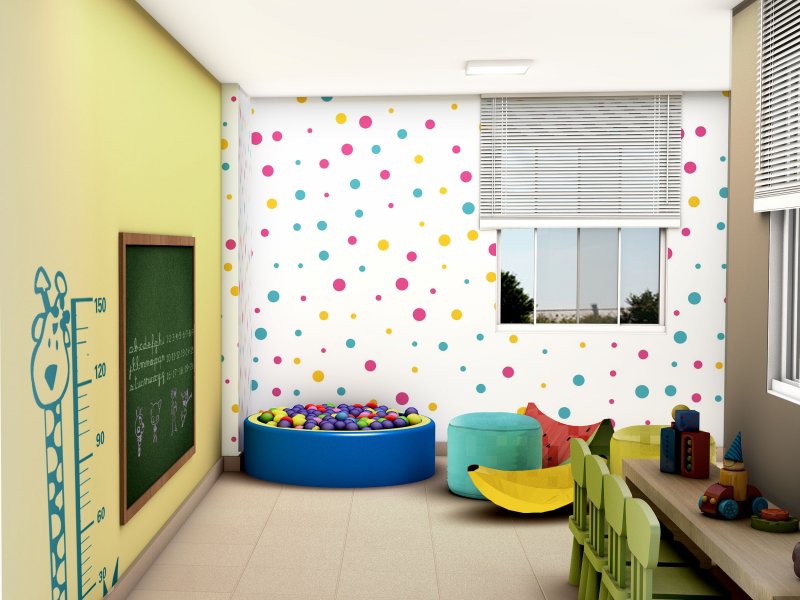 Apartamento à venda Jk com 56m² e 2 quartos por R$ 220.000 - 1200274888-espaco-kids.jpg