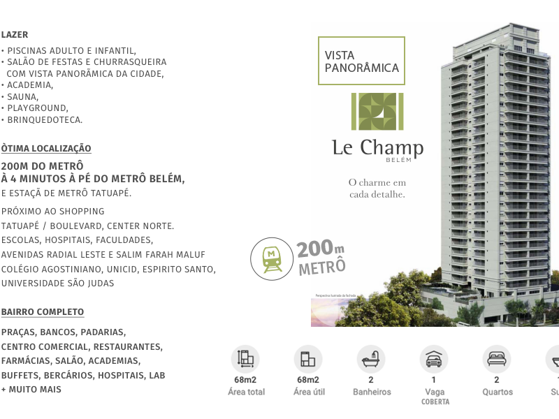 Apartamento à venda Belenzinho com 70m² e 2 quartos por R$ 650.000 - 1312865159-0-a-fachada.png