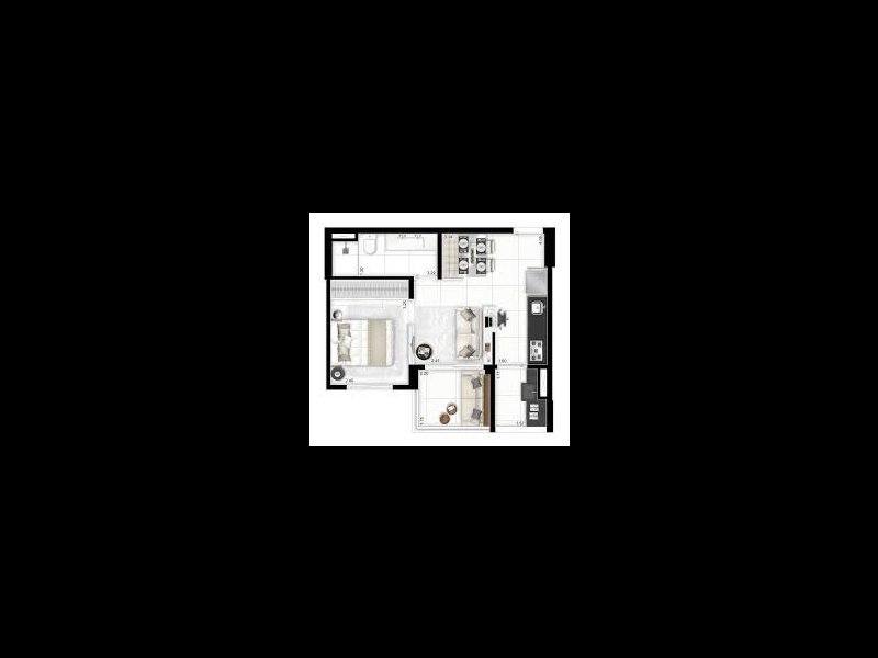Apartamento à venda Brás com 44m² e 1 quarto por R$ 330.000 - 1699609285-bras1.jpg