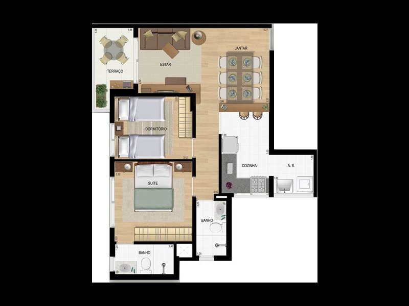 Apartamento à venda Vila do Castelo com 65m² e 2 quartos por R$ 365.000 - 896007113-153c8067-223f-44a3-91d7-b4155cb7fa2c.jpeg