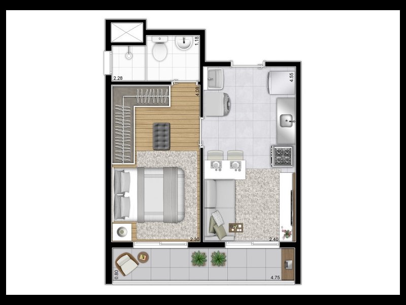 Apartamento à venda Vila Alpina com 30m² e 1 quarto por R$ 200.000 - 1846103261-0fd336729284c3dba3da34345a4456cb2dac6f4c-thumbnail.jpg