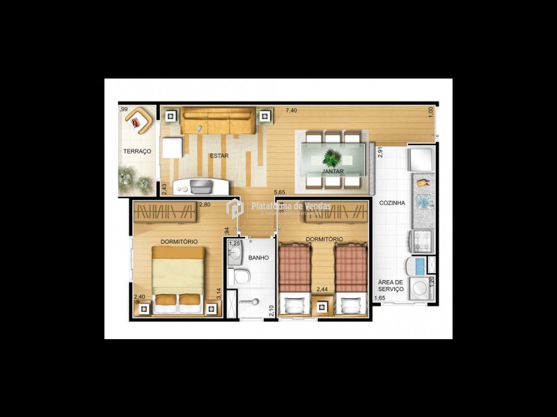 imóvel com 50m² - Jardim Vila Formosa - São Paulo
