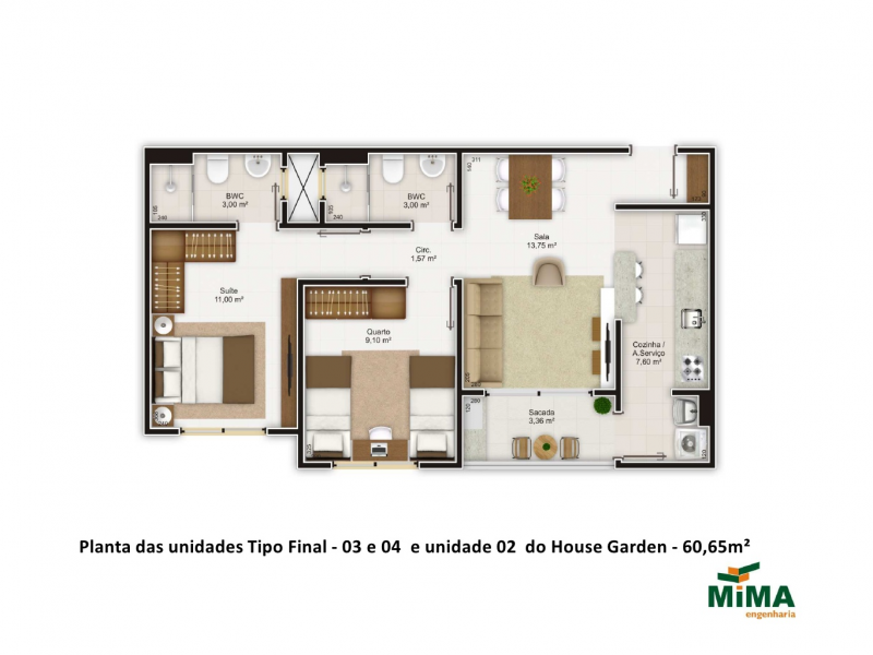 Apartamento à venda Real Parque com 62m² e 2 quartos por R$ 199.000 - 1324325543-3.png