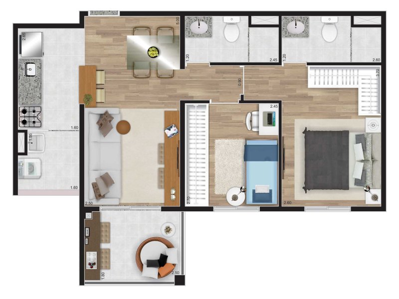 imóvel com 55m² - Vila Clementino - São Paulo