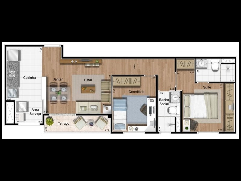 imóvel com 60m² - Parque Conceição II - Piracicaba