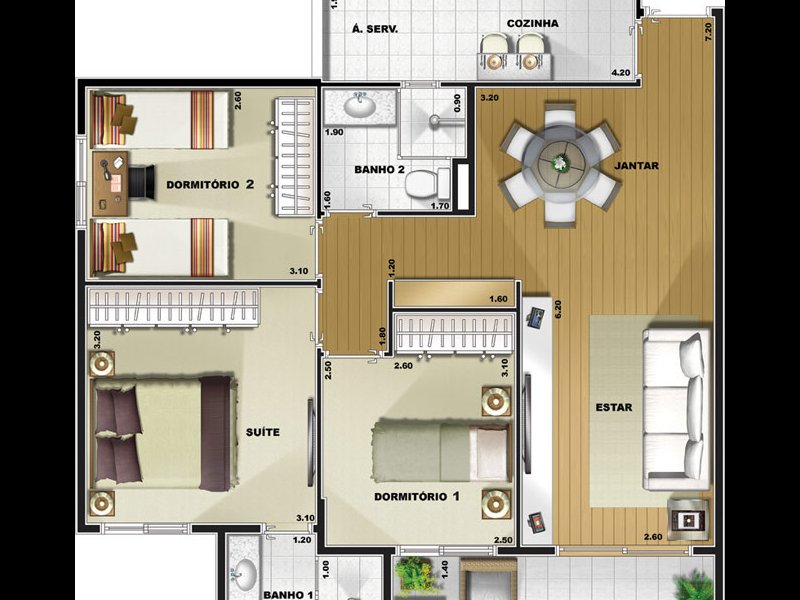 Apartamento à venda Vl. Rosália com 76m² e 3 quartos por R$ 380.000 - 840738251-planta-apto.jpg