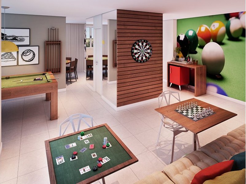 Apartamento à venda Jardim Íris com 49m² e 2 quartos por R$ 317.000 - 1862426304-salao-de-jogos.jpeg