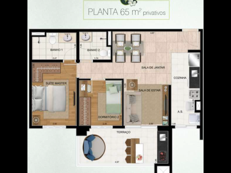 Apartamento à venda Picanço com 65m² e 2 quartos por R$ 420.000 - 19323881-planta-65-folder.png