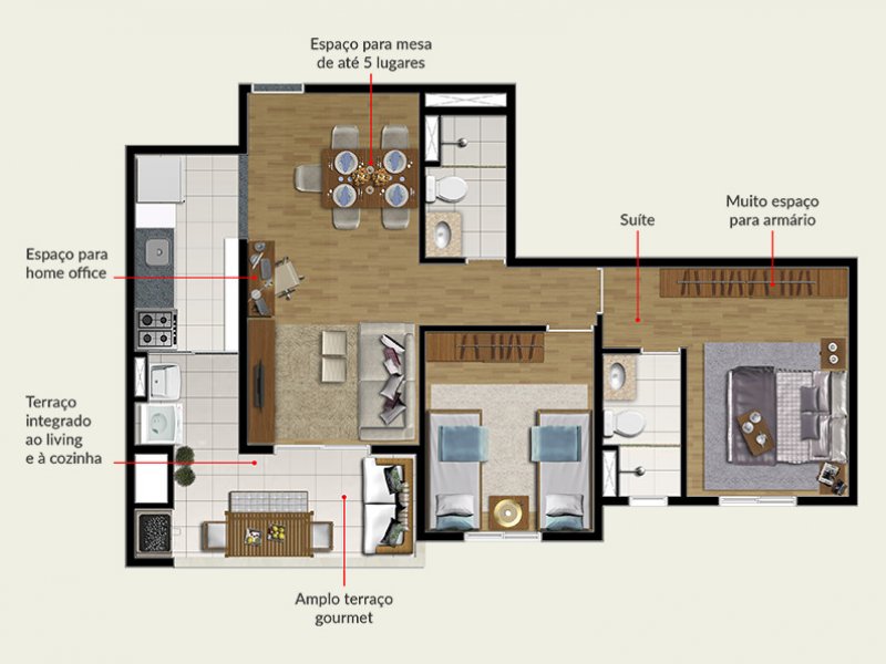 Apartamento à venda Jardim Messina com 65m² e 2 quartos por R$ 490.000 - 1653811697-planta.jpg